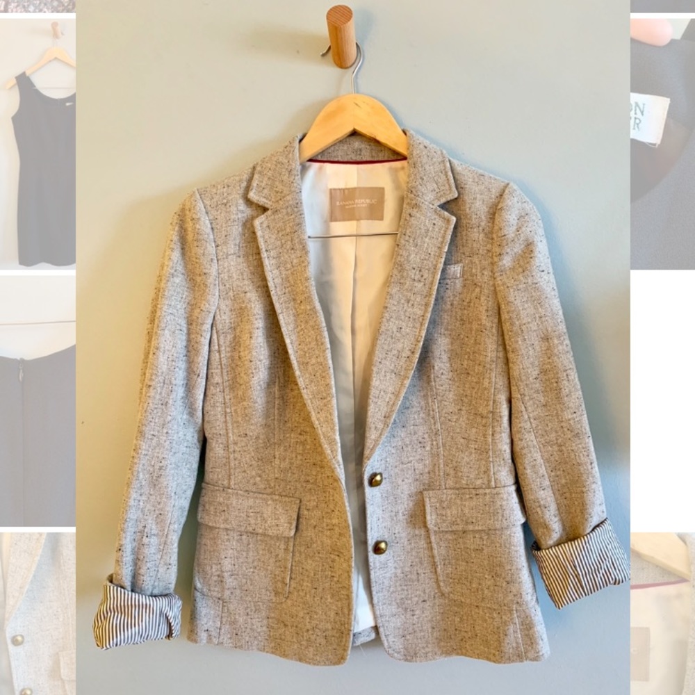 Banana republic hacking blazer